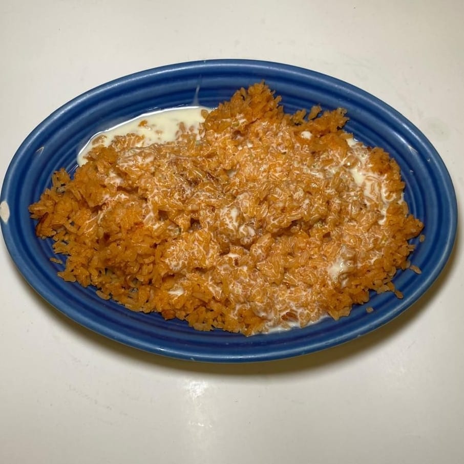 Cheesy Rice.