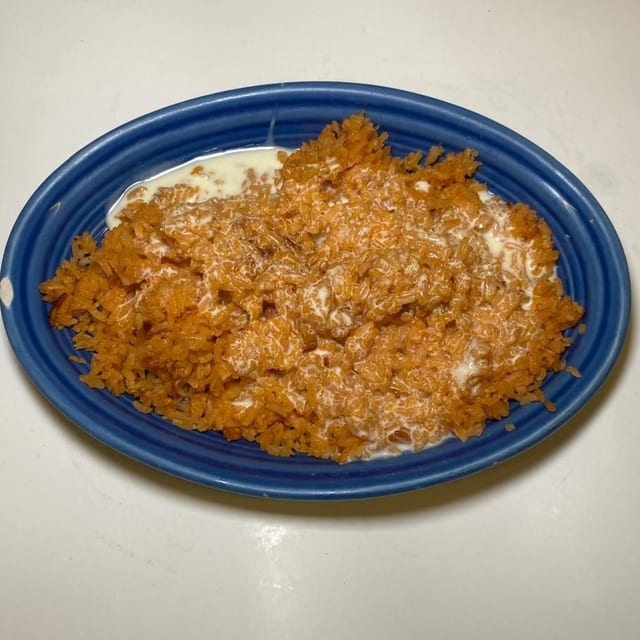 Cheesy Rice.